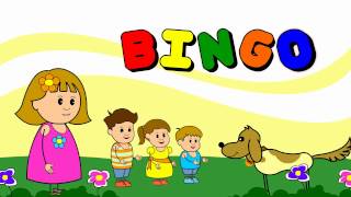 BINGO Song with Lyrics  Nursery Rhymes HD [upl. by Ameehs]