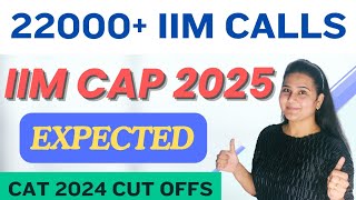 IIM CAP 2025 expected CAT 2024 Cut offs🔥 IIM CAP New IIMS amp Baby IIMS Expected CAT 2024 Cut offs [upl. by Aical]