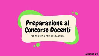 Preparazione al Concorso Docenti 2 [upl. by Notnad]