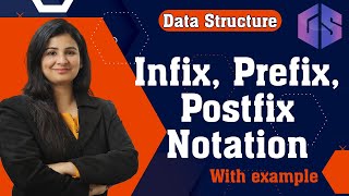 Lec36 Infix Prefix amp Postfix👩‍🔧 with examples  Data Structure [upl. by Rekcut]