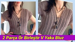 Tığişi Bluz YakaKol Kesmek Yok [upl. by Bunny447]