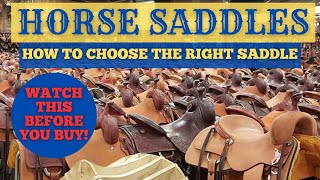 Watch This Before You Buy A Horse Saddle [upl. by Eadith]