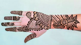 Trending Floral Mehndi Design 🥰😊  easy mehndi design  mehndi ka design  Soni Art Design [upl. by Nadda693]