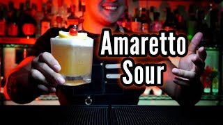 🌰 Cocktail Amaretto Sour 🤤 shorts BEBIDA  Sabrosa [upl. by Xyno451]