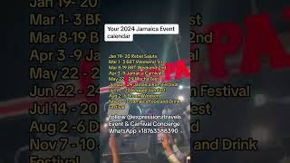 Jamaica 2024 Event Calendar [upl. by Rew]