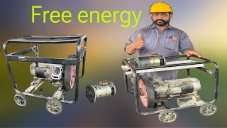 Make a free energy 220v  gasoline generator converting to free energy generator [upl. by Yeniar]