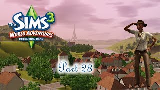 FIRST FRANCE MISSION  The Sims 3  World Adventures  Part 28 [upl. by Ahseer]