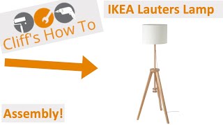 IKEA LAUTERS Lamp Assembly [upl. by Relyks]