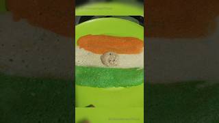 Tri Color Dosa🇮🇳Special Independence Day🫡Indian Flag Recipe💚🤍🧡shortsIndependenceDay tricolor [upl. by Eimmot]