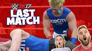 WWE 2k17 Tie Breaker Lil Flash vs DadCity Family Battle 3 for the KCity Title [upl. by Odnaloy]