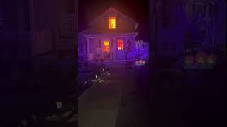 Halloween house fire decorations cause fire crews to show up in New York [upl. by Lien]