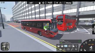 Roblox Croydon Route 166 from West Croydon to South Croydon bus garage [upl. by Ysied]