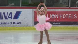 Amazing 4 Year Old Performs Figure Skating Routine in 2017 ISI Worlds Mariah Bell Benefit Show [upl. by Asor]