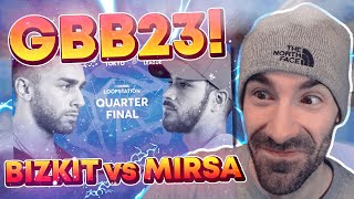 Reacting to BizKit 🇺🇸 vs MIRSA 🇫🇷  GBB 2023 WORLD LEAGUE  LOOPSTATION CHAMPIONSHIP  14 FINAL [upl. by Moriah]