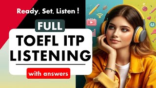 Full TOEFL ITP Listening Practice Test with Answers  TOEFL Exam Prep  English Listening MCQ TOEFL [upl. by Barnaby]