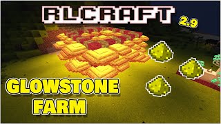 Infinite Glowstone Farm  Lucis Mushroom Farm  RLCraft 291c [upl. by Floro144]