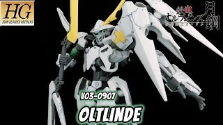 PBandai HG Oltlinde Review  Gundam IronBlooded Orphans  Gekko [upl. by Lyell379]