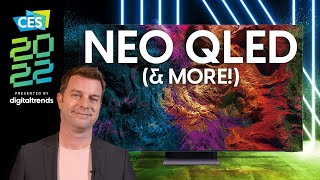 Samsung Neo QLED TVs at CES 2022  Hands on [upl. by Odnavres]