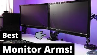 The Best Dual Monitor Arms  Invision MX400 with USB socket install [upl. by Longley]