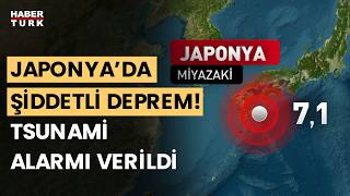 Son Dakika Japonyada 71 büyüklüğünde deprem Tsunami uyarısı yapıldı [upl. by Lightfoot662]