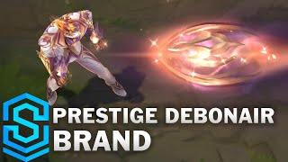 Prestige Debonair Brand Skin Spotlight  PreRelease  League of Legends [upl. by Oirazan]