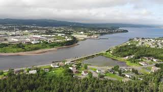 Flight Over Marystown Newfoundland remastered [upl. by Naruq]