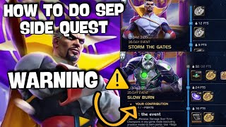 Septembers Side Quest Details and Warning  DONT DO WHAT I DID in Marvel Contest of Champions [upl. by Lenno]