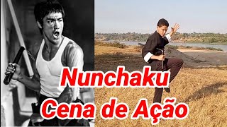 Kung Fu Brutal Nunchaku Cena de ação殘酷的功夫 [upl. by Agate423]