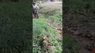 Toller Flowtrail in Waldkirchen dirtpark mtb downhill enduro jump [upl. by Ahsenid521]