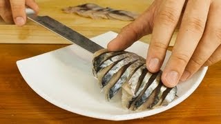 Mackerel Sashimi Made From Whole Fish [upl. by Dyanna]