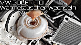 VW Golf 7 GTD  16 amp 20 TDI  EA288  Wärmetauscher verstopft  Heizung kalt  Heat Exchanger [upl. by Eidda118]