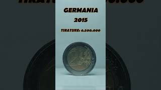 2€ GERMANIA 2015 germany shorts coin [upl. by Ardnusal739]