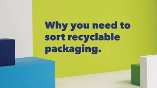 Why you need to sort recyclable packaging [upl. by Damian]