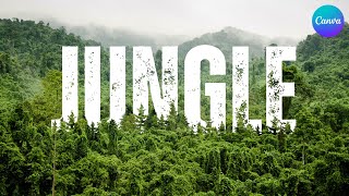 Jungle Text Effect Editing in Canva  Create Stunning NatureInspired Typography [upl. by Estus]