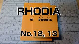 RHODIA No12 13 Review [upl. by Chyou866]