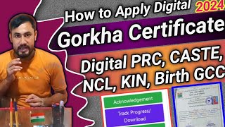 How to Apply New Gorkha Community Certificate in AssamCastePRCIncomeNCL CertificateSewasetu2025 [upl. by Anom]