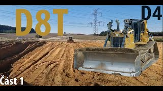 Dozer D8T na stavbě D4 část 1 [upl. by Tarrant]