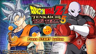 NEW Dragon Ball Z Tenkaichi Tag Team 5 Mod V6 PPSSPP 2024 [upl. by Quintin]