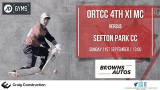 LIVE  ORTCC 1stXI v Bootle  LampDCC First Division  180824 [upl. by Anema]