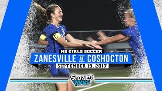 HS Girls Soccer  Zanesville at Coshocton 91917 [upl. by Sigismundo]