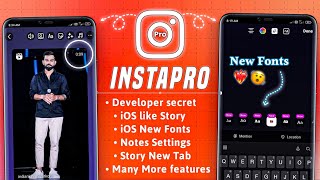 Insta Pro Developer Options ⚡Insta Pro Features  Insta Pro Update kaise kare  honista iPhone Story [upl. by Brooks]