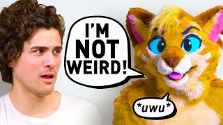 I spent a day with FURRIES face reveal [upl. by Laureen]