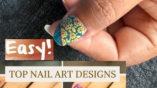 20 Adorable Nail Art Ideas for 2024 Drag Marble Flowers and Dotting Fun [upl. by Sammer112]