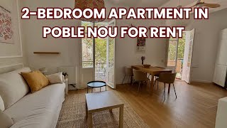 Stylish and Luminous 2 Bedroom Apartment in Poble Nou  Barcelona Apartment Tour [upl. by Flosi]