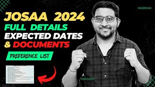 Josaa Counselling 2024 Details  Registration  Choice Fill  Expected dates  Documents  Jee Mains [upl. by Val]