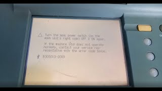 CANON IR 3300 ERROR E010 HOW TO SOLVE [upl. by Oek]