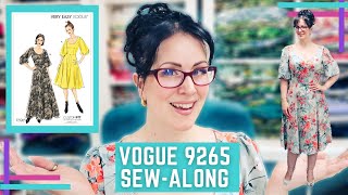 Vogue 9265 SewAlong  How ToHow I  Tips amp Tricks On Handling A Sheer Fabric With A Full Lining [upl. by Phylis]