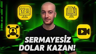 Sermayesiz DOLAR Kazan Öğrenciler için 5 Para Kazanma Yolu [upl. by Artimed981]