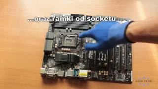 Wymiana podstawki procesora socket Intel LGA 1156 1155 1150 1151 [upl. by Ahsiema]