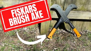 Fiskars Brush Axe Review [upl. by Nortna]